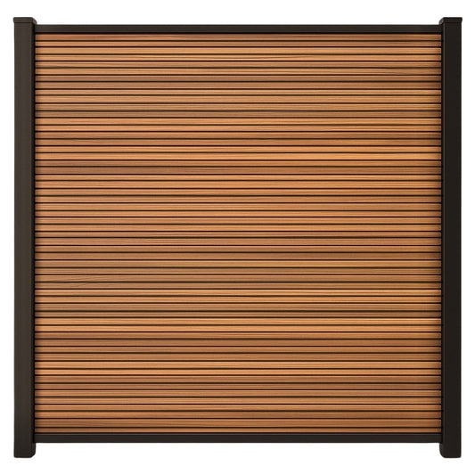 Exclusief Composiet Schutting Rhombus Teak