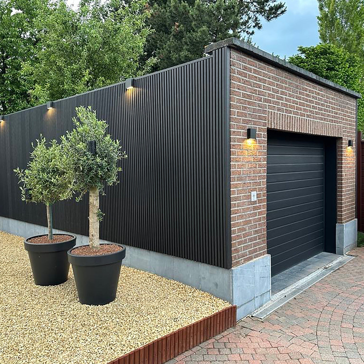 Compleet pakket Premium Rabatdeel Rhombus Zwart