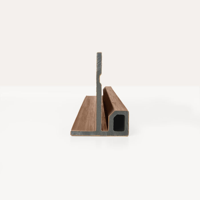 F-Profiel Rabatdeel Rhombus Teak