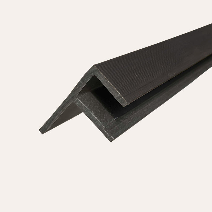 F-profiel Rabatdeel rhombus zwart