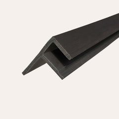 F-profiel Rabatdeel rhombus zwart