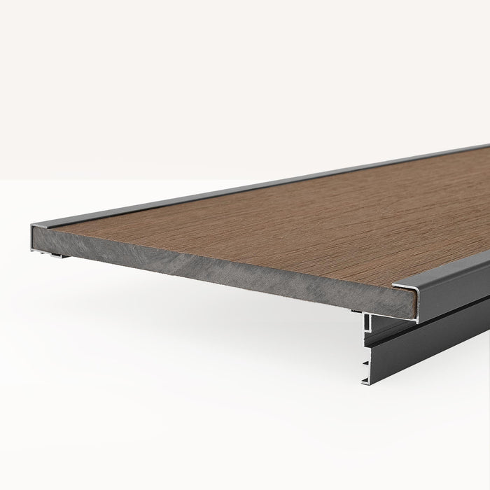 Kozijnafwerking Rabatdeel Rhombus Teak
