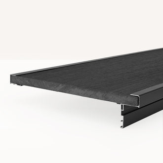 Hoekprofiel Rabatdeel Rhombus Zwart
