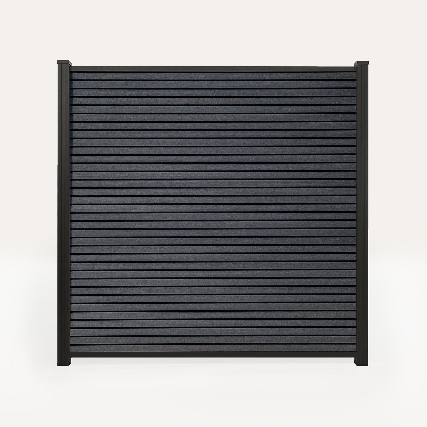 Composiet Schutting Rhombus Zwart
