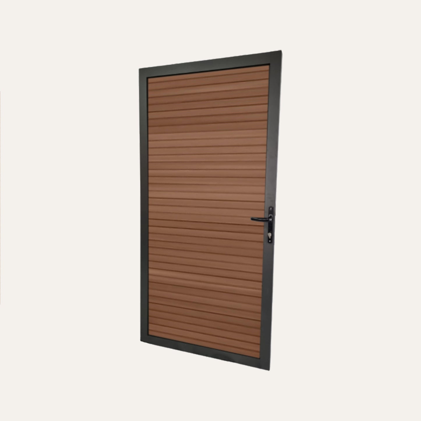 Composiet Tuindeur Rhombus Teak