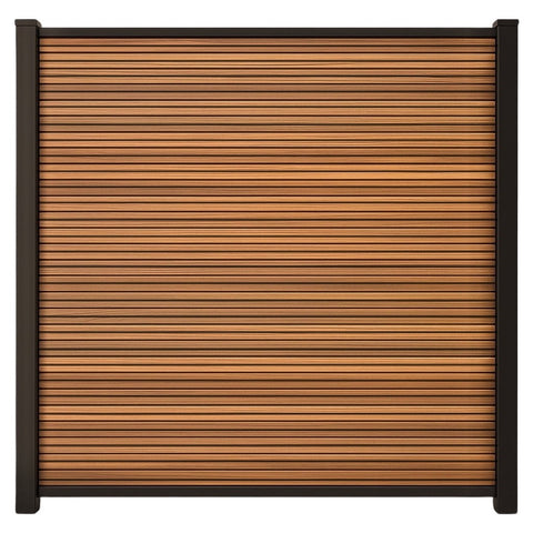 Exclusief Composiet Schutting Rhombus Teak