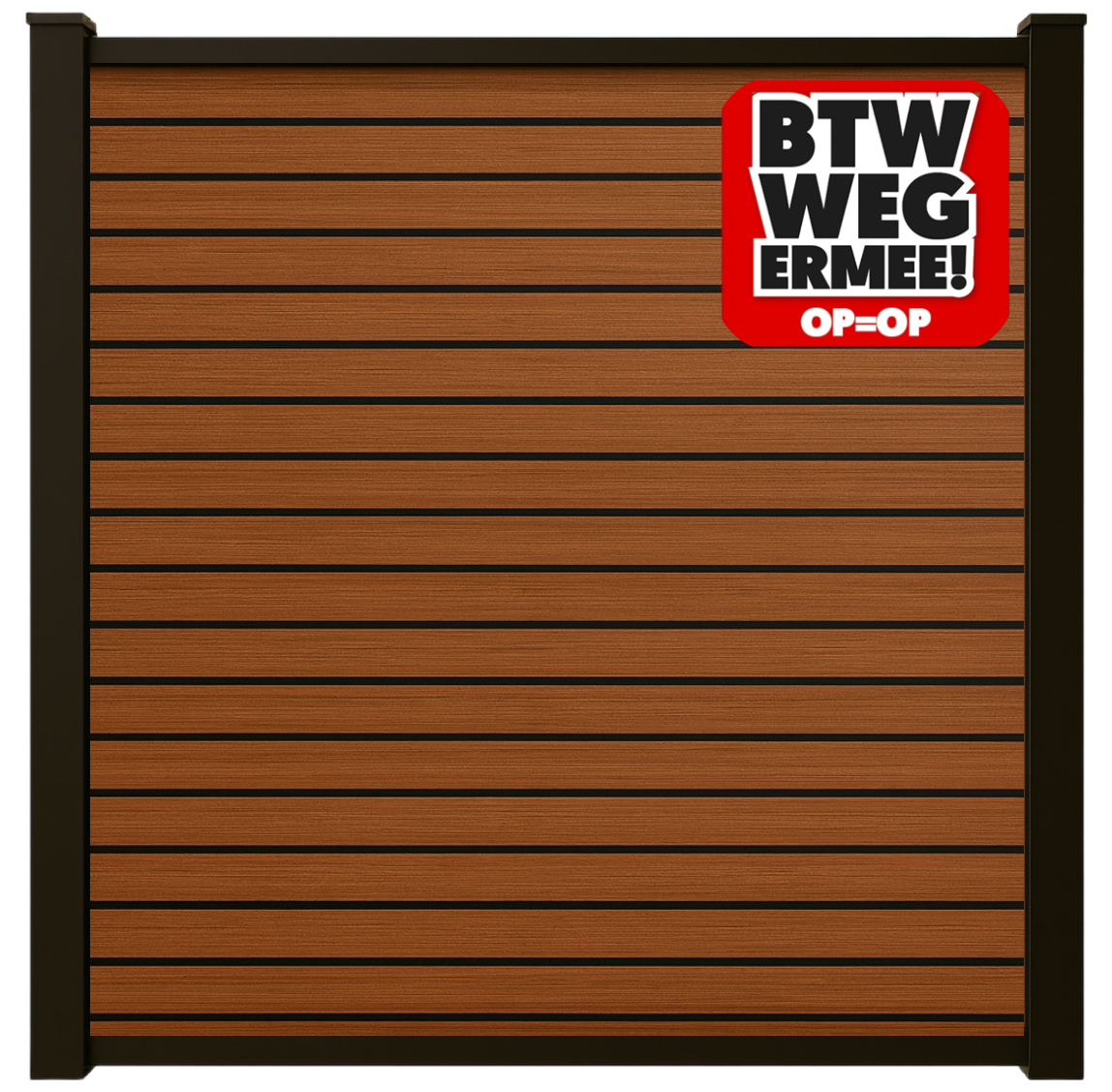 Exclusief Composiet schutting Timber