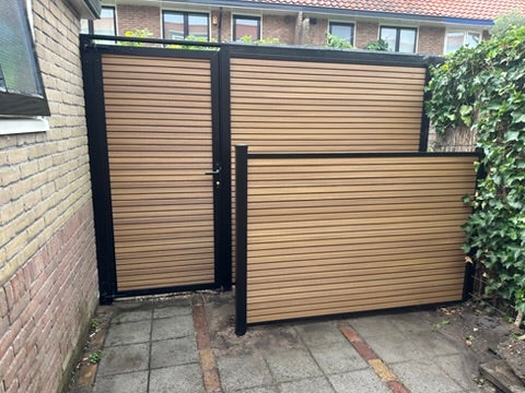 Exclusief Composiet Schutting Rhombus Eiken