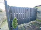 Composiet schutting Zwart Top Line