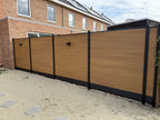 Aluminium onderplaat – Voor composiet schutting