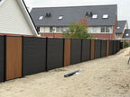 Exclusief Verticaal Composiet Schutting Rhombus Timber
