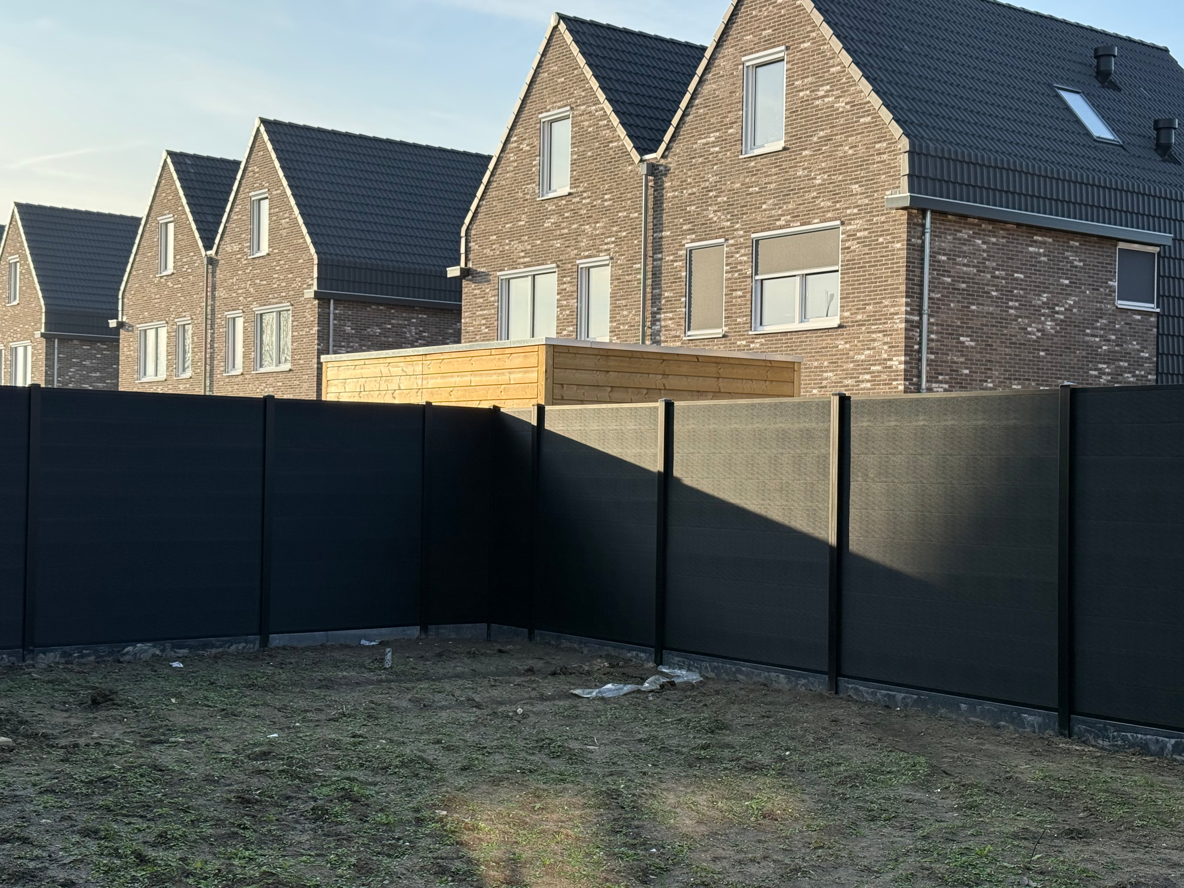Exclusief Composiet Schutting Zwart