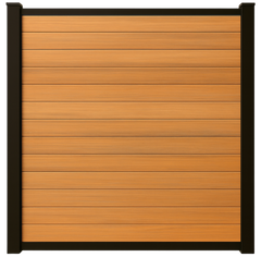 Composiet Schutting Eiken