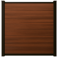 Exclusief Composiet Schutting Rhombus Teak