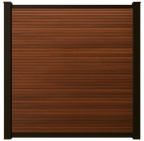 Exclusief Composiet Schutting Rhombus Teak