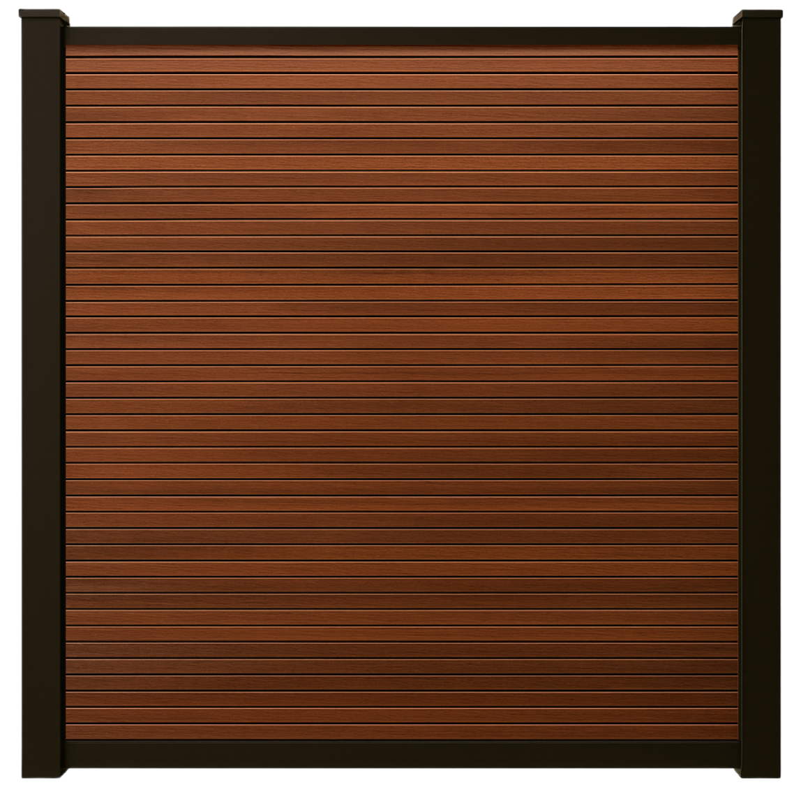 Exclusief Composiet Schutting Rhombus Teak