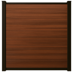 Exclusief Composiet Schutting Rhombus Teak