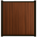 Exclusief Verticaal Composiet Schutting Rhombus Teak