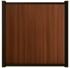 Exclusief Verticaal Composiet Schutting Rhombus Teak
