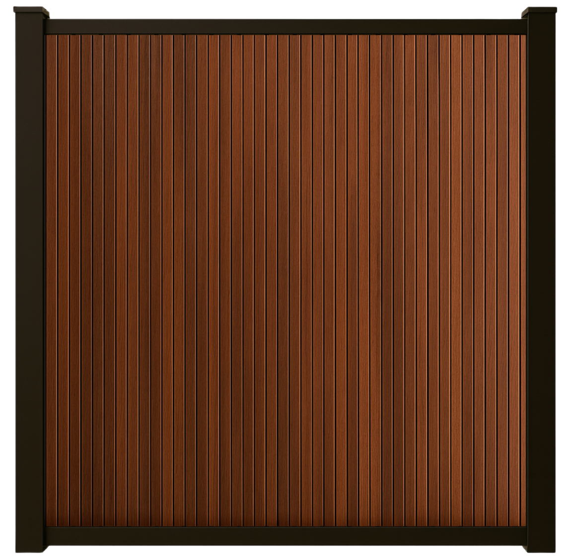 Exclusief Verticaal Composiet Schutting Rhombus Teak