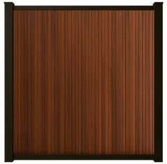 Exclusief Verticaal Composiet Schutting Rhombus Teak