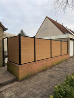 Exclusief Composiet Schutting Rhombus Eiken
