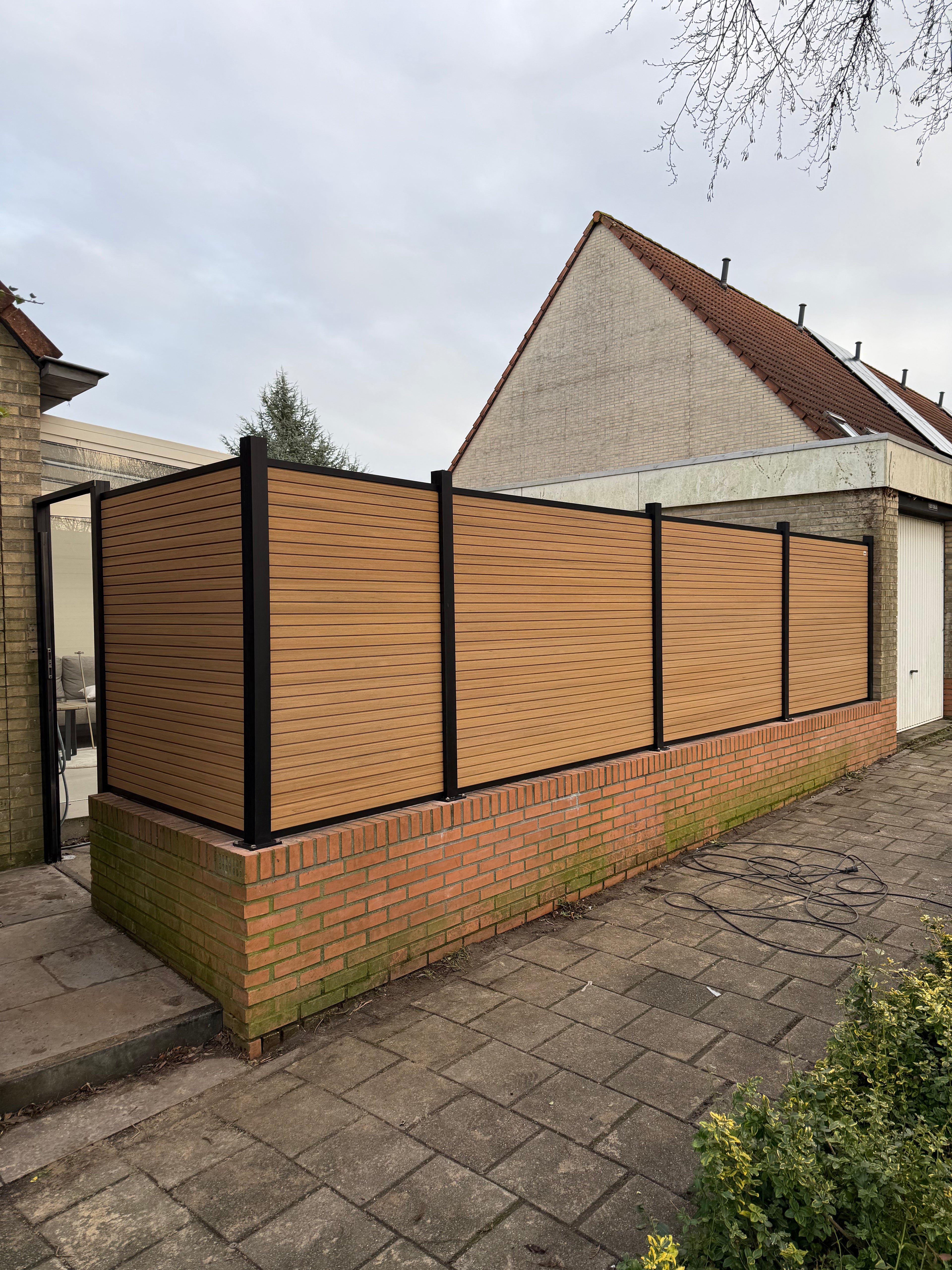 Exclusief Composiet Schutting Rhombus Eiken