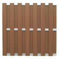 Composiet Schutting Bruin Top Line