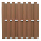 Composiet Schutting Bruin Top Line