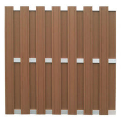 Composiet Schutting Bruin Top Line