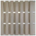 Composiet schutting Zilver Top Line