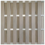 Composiet schutting Zilver Top Line