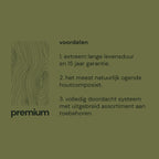 Compleet pakket Premium Rabatdeel Rhombus Eiken