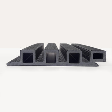 Composiet schuttingplank rhombus zwart