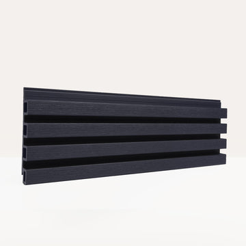 Composiet schuttingplank rhombus zwart