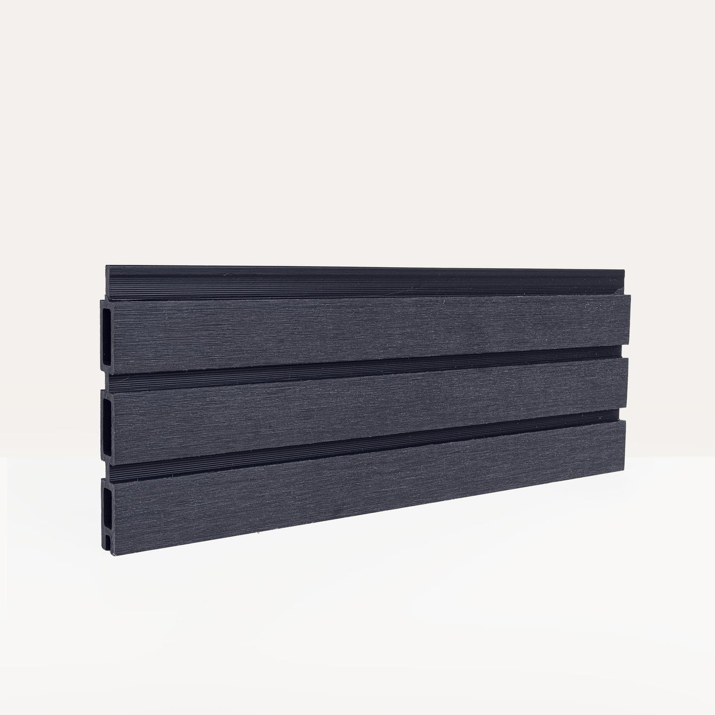 Composiet schutting rhombus zwart