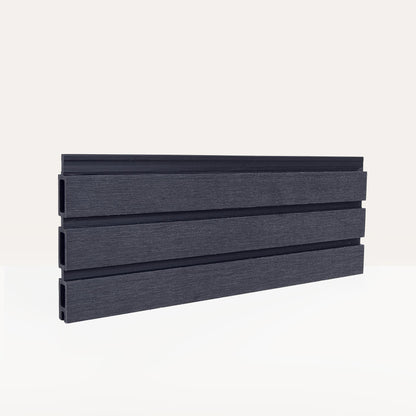 Composiet schutting rhombus zwart
