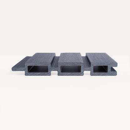 Composiet schutting rhombus zwart