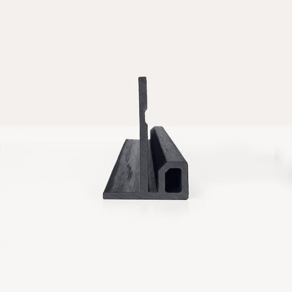 F-Profiel Rabatdeel Rhombus Zwart