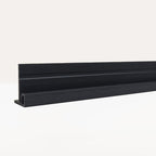 F-Profiel Rabatdeel Rhombus Zwart