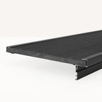 Hoekprofiel Rabatdeel Rhombus Zwart