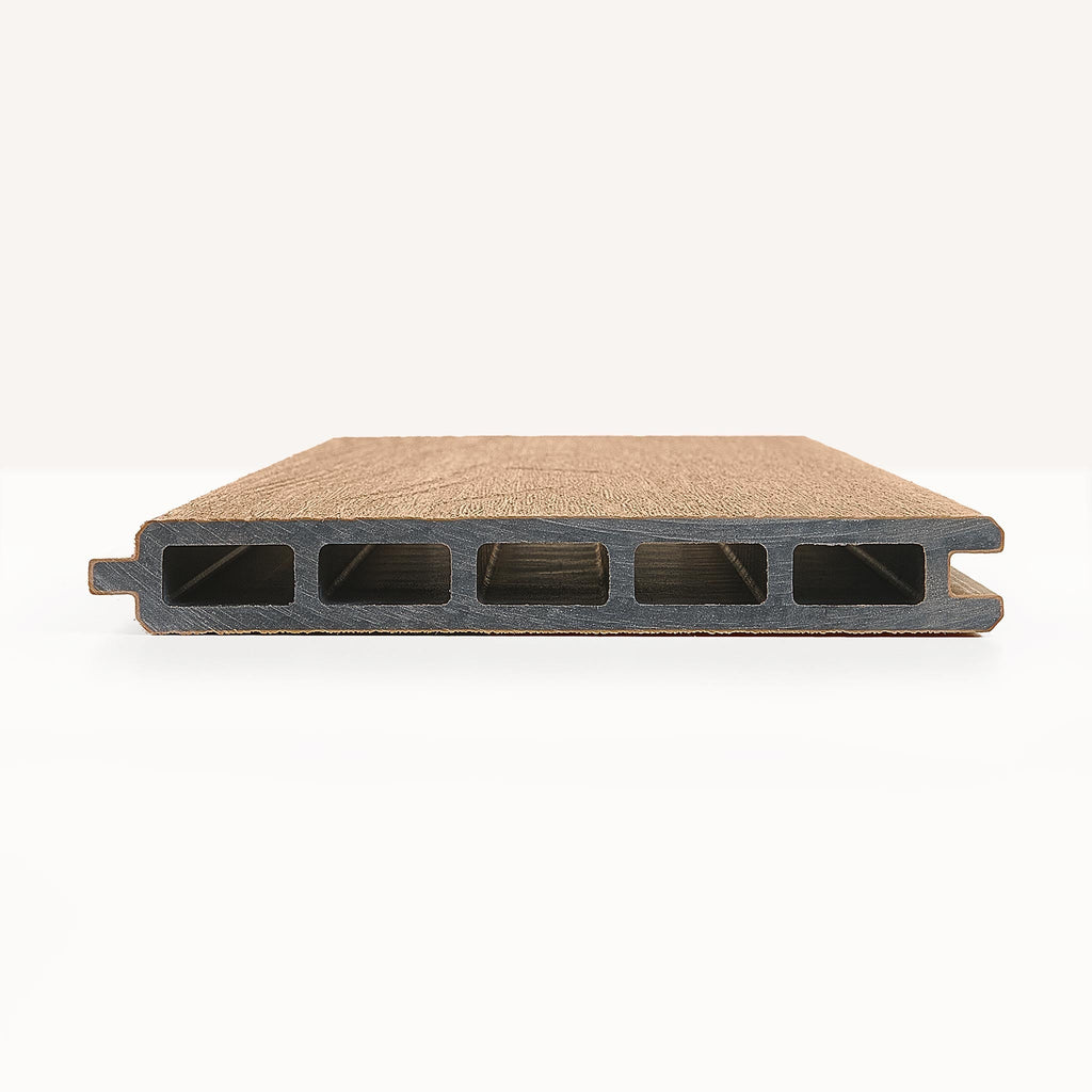 Exclusief Verticaal Composiet Schutting Eiken