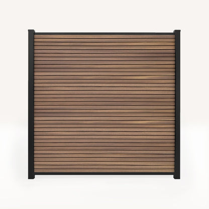 Composiet Schutting Rhombus Teak