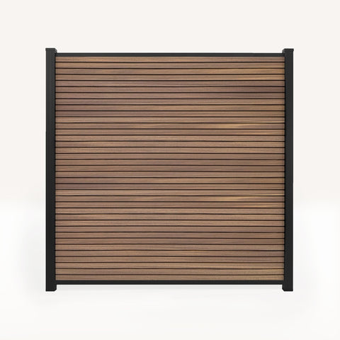 Composiet Schutting Rhombus Teak