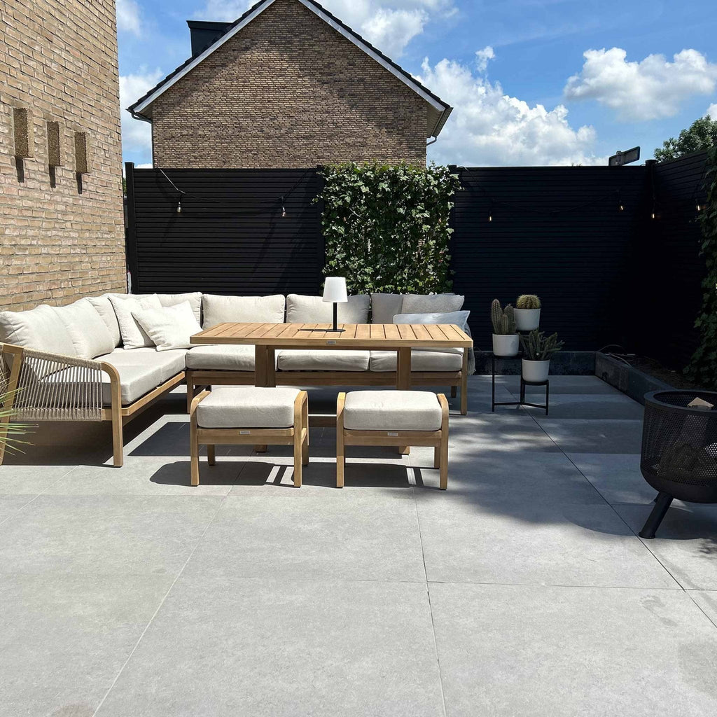 Exclusief Composiet Schutting Rhombus Zwart