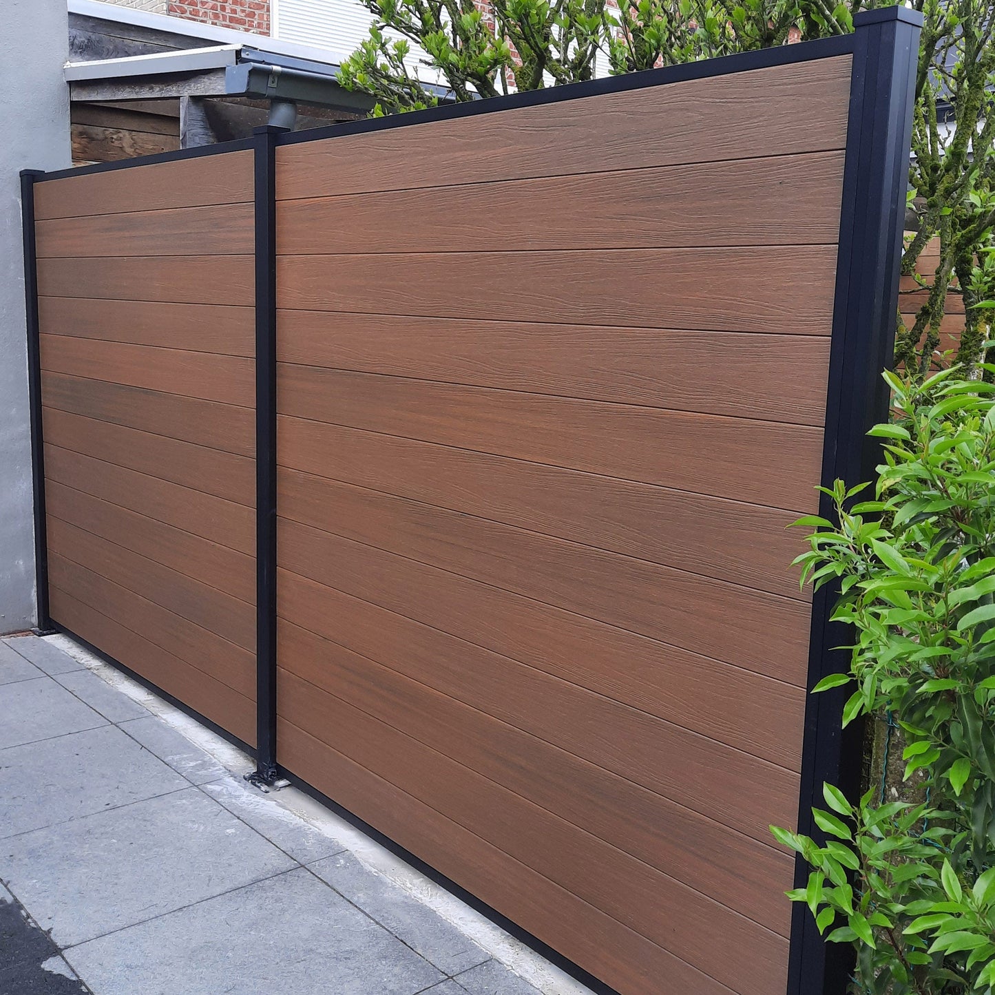 Composiet Schutting Teak
