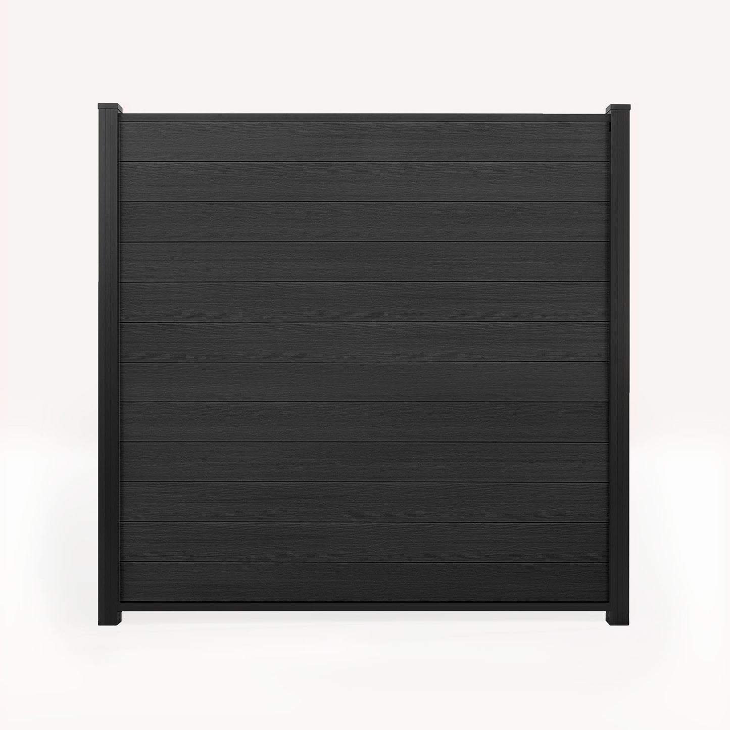 Composiet Schutting Zwart