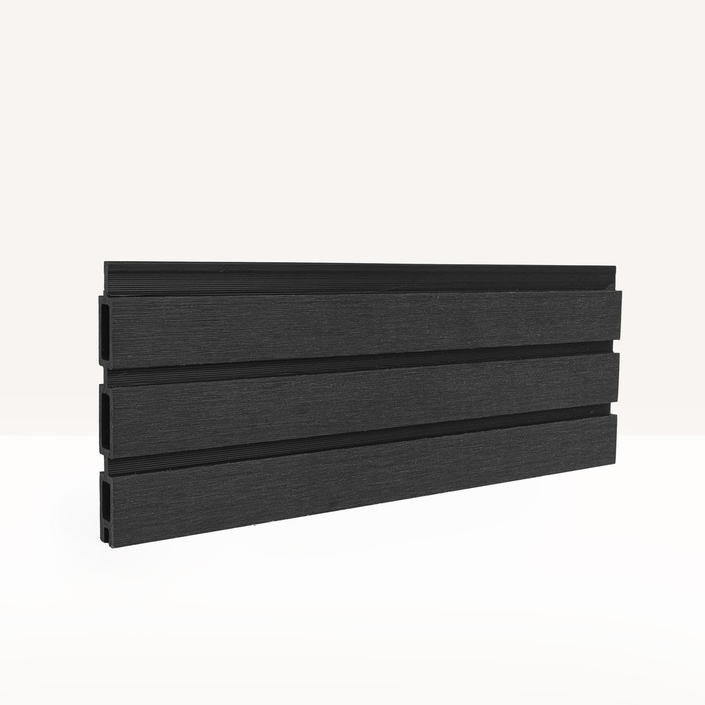 Premium Composiet Schuttingplank Rhombus Zwart