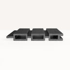 Premium Composiet Schuttingplank Rhombus Zwart