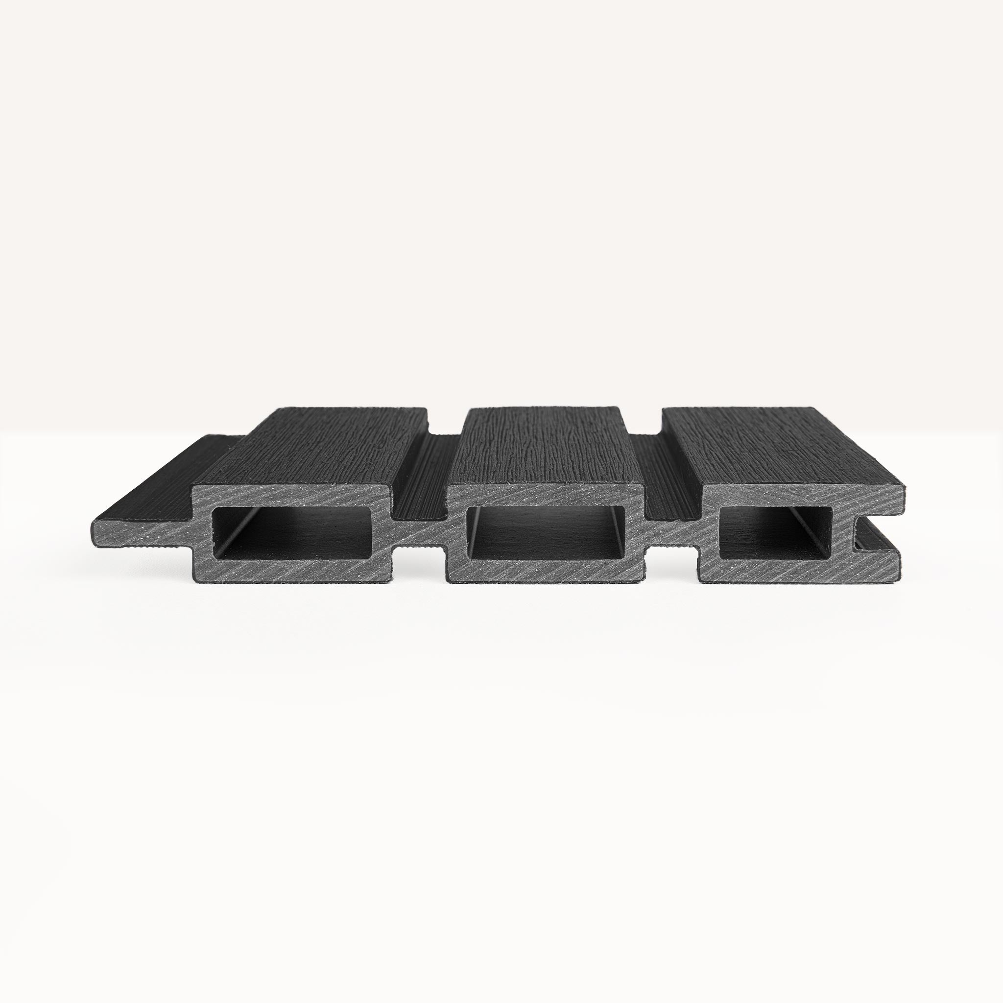 Premium Composiet Schuttingplank Rhombus Zwart